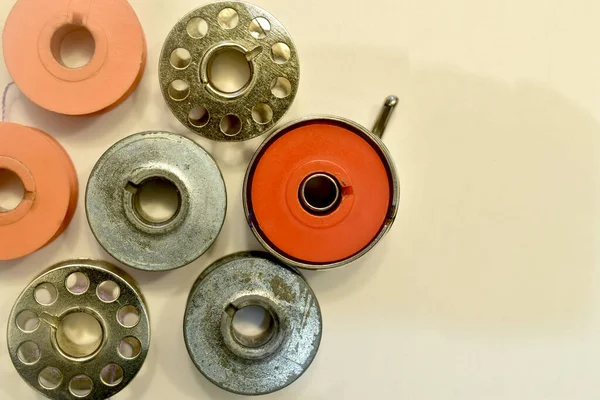 Деталі для швейної машини човника Боббіна . — стокове фото