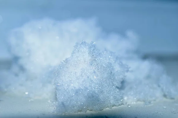 最近雪地漂移的特写 高质量的照片 — 图库照片