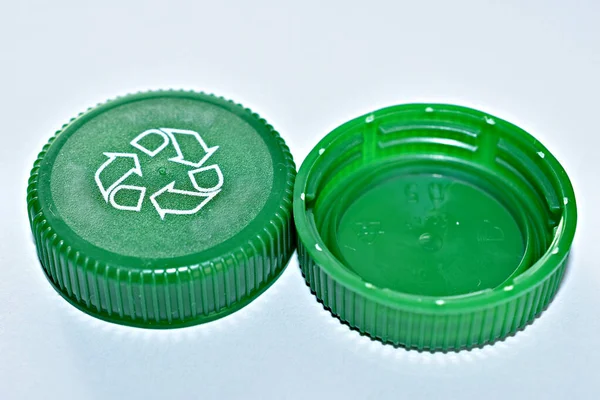 Close Shot Bottle Caps Lying Sides Table High Quality Photo — Stock Photo, Image