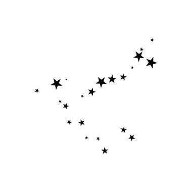 Beyaz Yüzeyde Yüzen Parlak Havai fişek Yıldızları