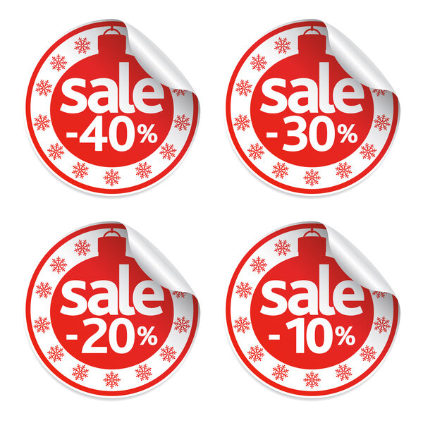 Новогодние наклейки
