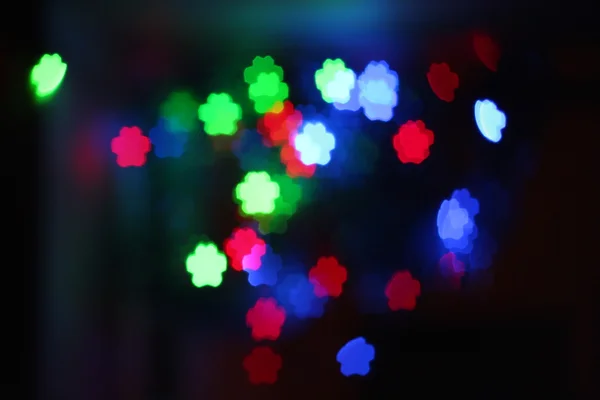 Красочные Bokeh фон, цветы — стоковое фото