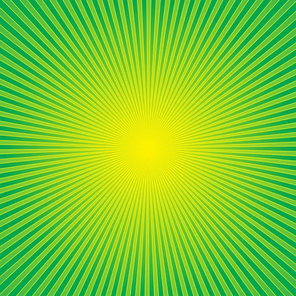 Green Yellow Sunburst Effect Can Used Wallpaper Pattern Web Blog — Stock Vector