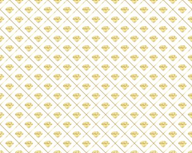 Duvar kağıdı, desen, ağ, blog, yüzey, dokular, giysiler, grafik & yazdırma için altın kenarlıklı kusursuz elmas deseni.