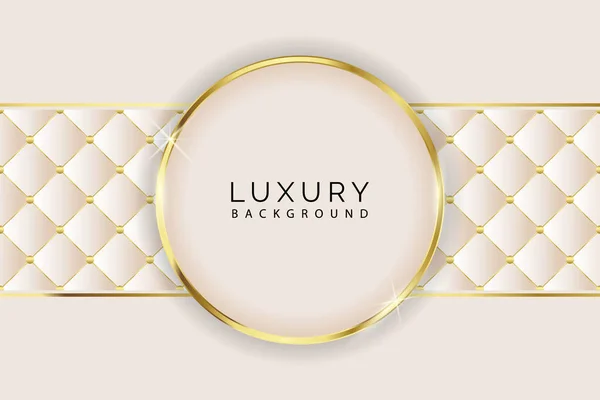 Jasny Diamentowy Kształt Luksusowe Tło Złoty Krąg Może Być Używany Grafika Wektorowa