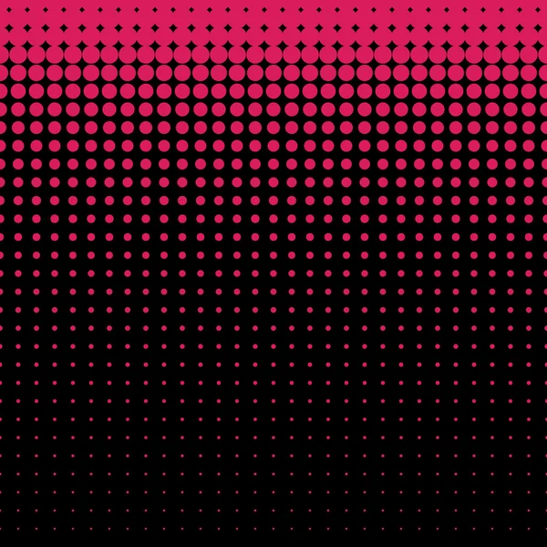 Beautiful seamless vector bright maroon dotted pattern on black background — Stock Vector