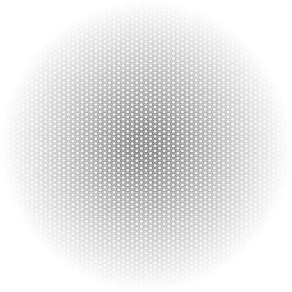 Vecteur sans couture hexagone lignes noires motif — Image vectorielle