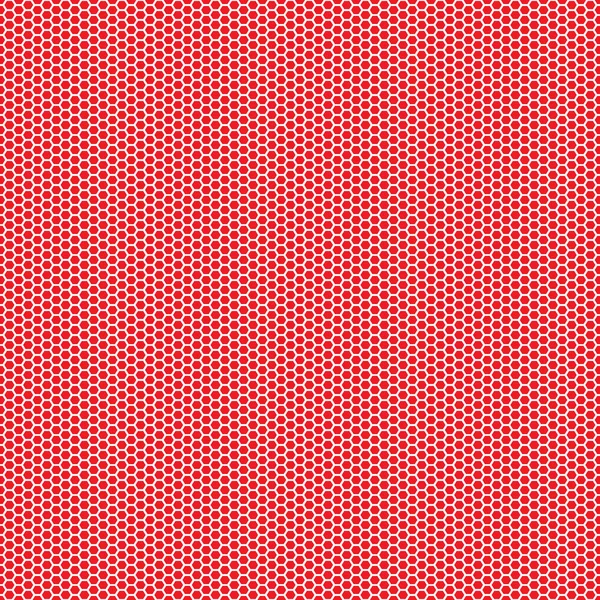 Vector sin costura hexágono blanco patrón rojo fondo — Archivo Imágenes Vectoriales