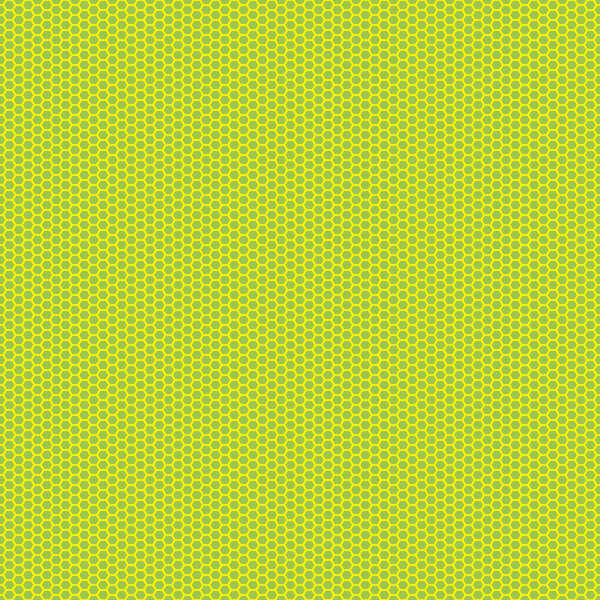 Бесшовный векторный шестиугольник желтый узор на светло-зеленом фоне
