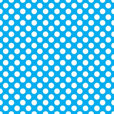 Sorunsuz vektör beyaz lekeli model neon mavi zemin üzerine