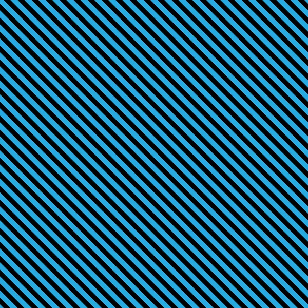 Naadloze Vector licht blauw zwart diagonale Strips patroon achtergrond — Stockvector