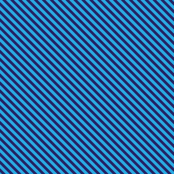 Naadloze Vector Neon blauw donker blauwe diagonale Strips patroon achtergrond — Stockvector