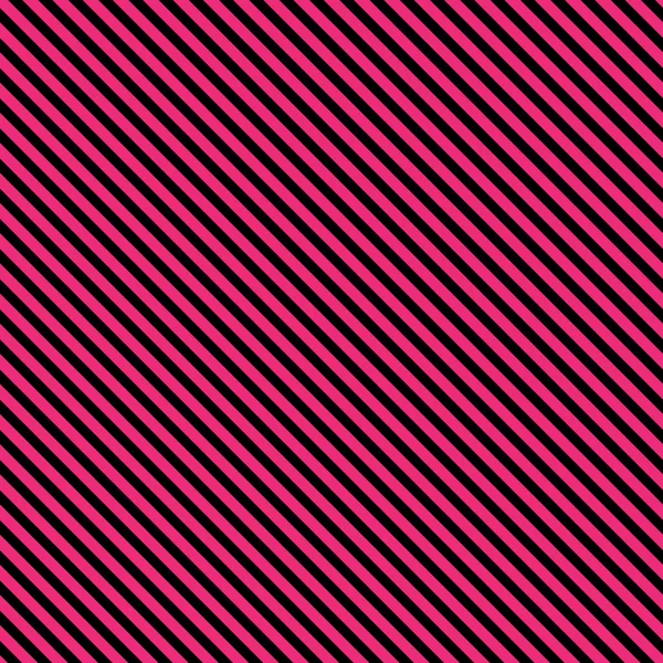 Naadloze Vector roze zwart diagonale Strips patroon achtergrond — Stockvector