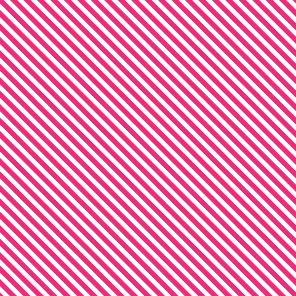 Senza cuciture vettore rosa bianco diagonale strisce modello di sfondo — Vettoriale Stock