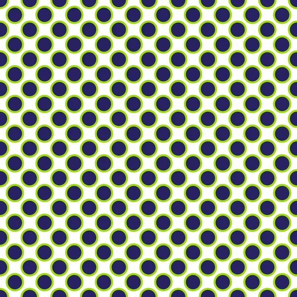 Hermosos puntos polka vector sin costuras para el fondo de patrón, papel pintado, textura, web, blog, impresión o diseño gráfico . — Vector de stock