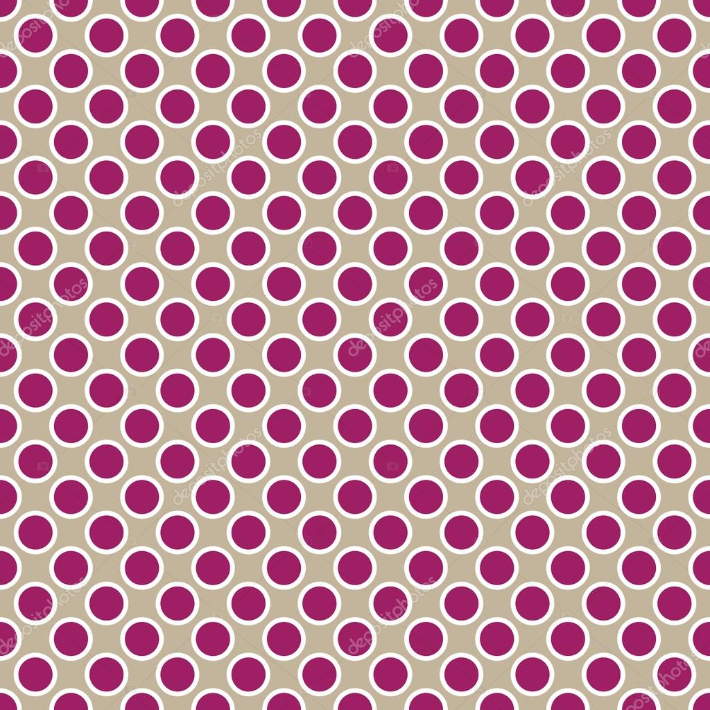Beautiful Seamless vector polka dots for pattern background, wallpaper, texture, web, blog, print or graphic design.