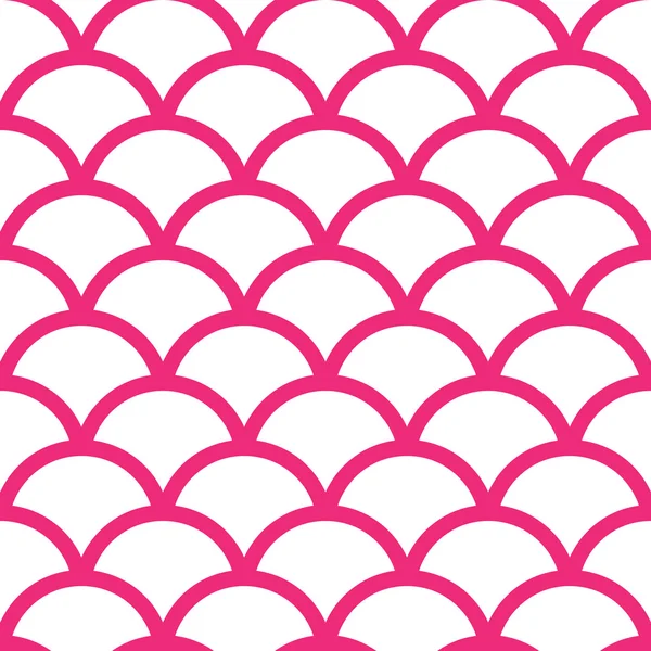 Seigaiha 일본어 원활한 파도 뒤로, 벽지, 텍스처, 웹, 블로그, 인쇄 또는 그래픽에 대 한 패턴. — 스톡 벡터