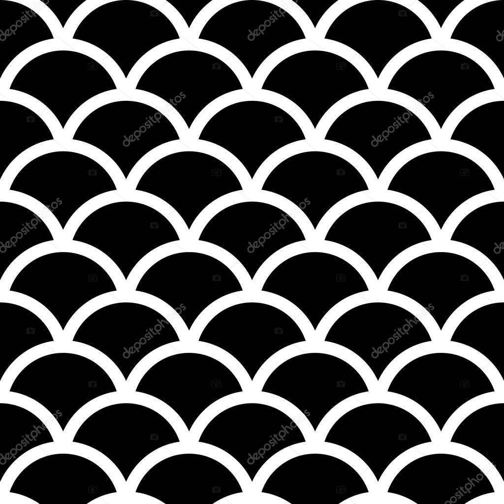 Seigaiha Japanese seamless wave pattern for back, wallpaper, texture, web, blog, print or graphic.