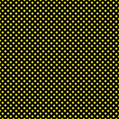 Kesintisiz sarı kutuları desen siyah arka plan üzerine