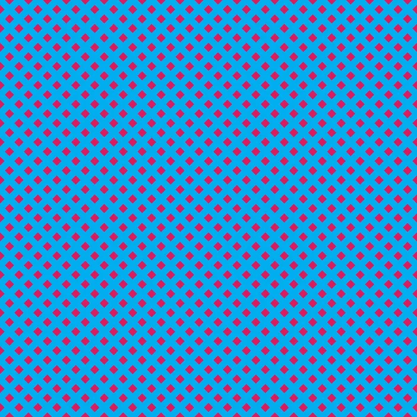 파란색 배경에 원활한 핑크색 작은 사각형 상자 — 스톡 벡터