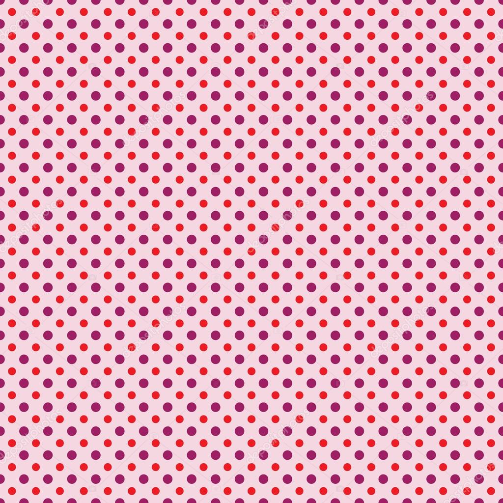 Seamless vector polka dots for pattern background, wallpaper, texture, web, blog, print or graphic design.