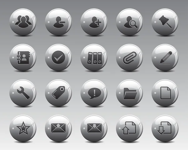 3d ball Stock Vector web and office icons in high resolution.