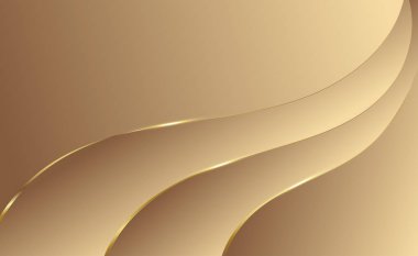 abstract rose gold luxury golden background, golden waves lines, art deco pattern for poster, greeting card, banner, background, wallpaper, pattern, graphic and printing.