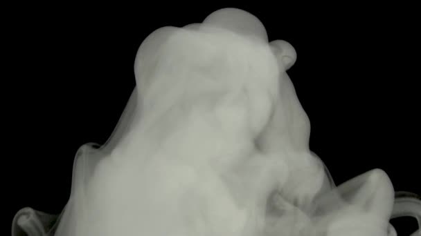 Floating Smoke Fog Boiling Boiling Gas Cloud Steam Chemical Substance — Stock Video