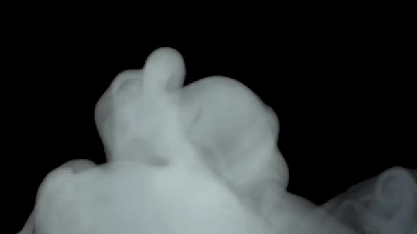 Floating Smoke Fog Boiling Boiling Gas Cloud Steam Chemical Substance — Stock Video