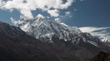 Himalayalar 'ın Panoraması. Nepal,