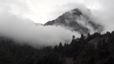 Himalayalar 'ın Panoraması. Nepal,