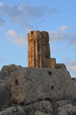 Sicilya selinunte, arkeolojik alanına