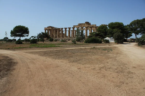 Archaeological area of Selinunte in Sicily — Stock Photo, Image