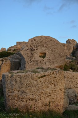 Sicilya selinunte, arkeolojik alanına