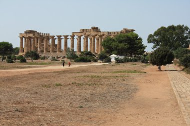 Sicilya selinunte, arkeolojik alanına