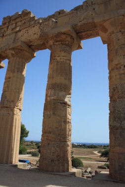 Sicilya selinunte, arkeolojik alanına