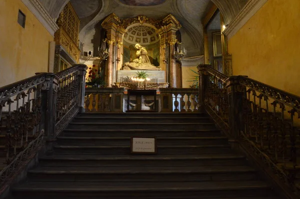 Королевская Церковь Святого Вавжинец Турине Интерьер — стоковое фото