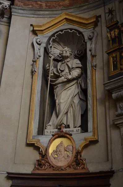 Interior Catholic Cathedral Saint John Baptist Turin Shroud Turin Stored — Stock Photo, Image