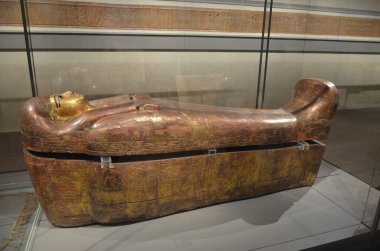 Mısır Torino Müzesi 'nde mumyalar, eserler ve Mısır bulguları sergileniyor.