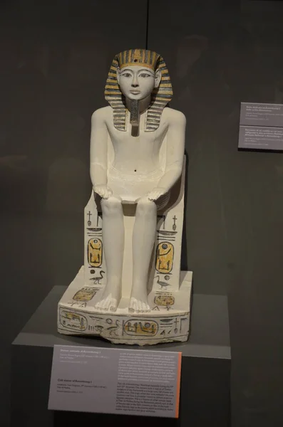 Utställning Mumier Artefakter Och Egyptiska Fynd Det Egyptiska Turinmuseet — Stockfoto