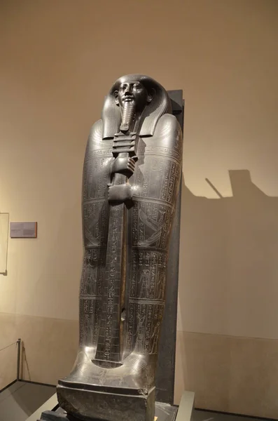 エジプトのトリノ博物館でミイラ エジプト人の発見の展示 — ストック写真