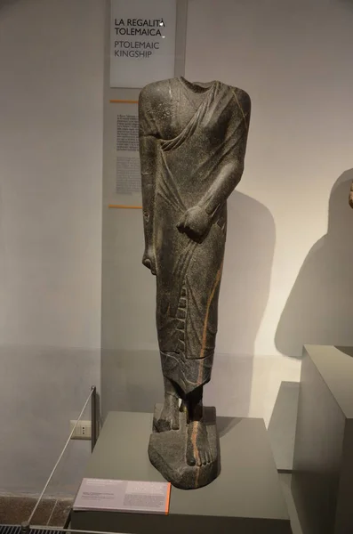 Exposición Momias Artefactos Hallazgos Egipcios Museo Egipcio Turín —  Fotos de Stock