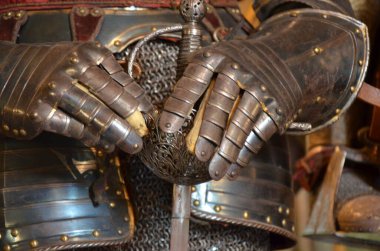 Torino Kraliyet Sarayı 'ndaki Savoy ailesi Armeria Reale (Kraliyet Cephaneliği) silah ve zırh koleksiyonu