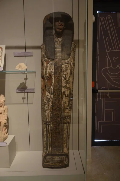 Tentoonstelling Van Mummies Artefacten Egyptische Vondsten Het Egyptisch Museum Van — Stockfoto