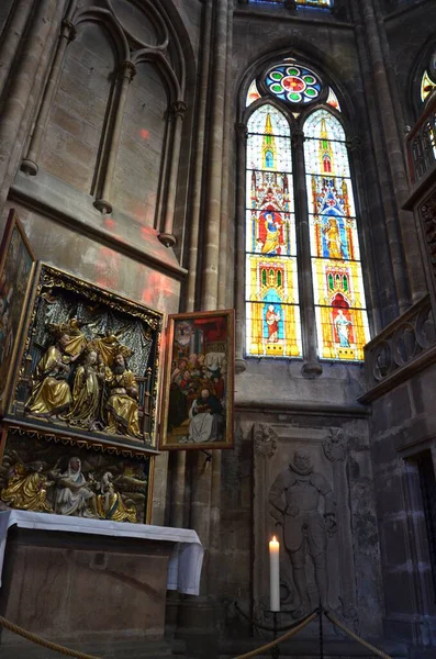 Вид Изнутри Церкви Елизаветы Марбурге — стоковое фото
