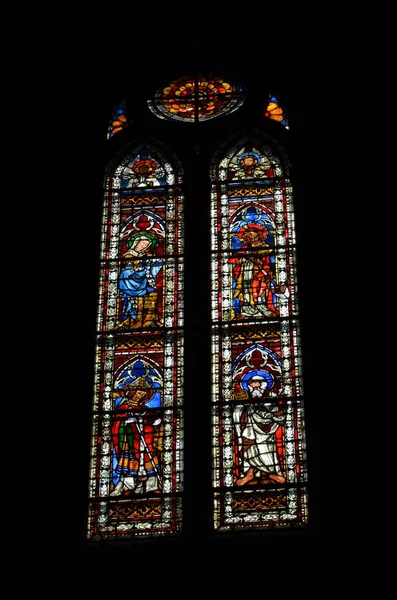 Εσωτερική Άποψη Της Εκκλησίας Της Ελισάβετ Στο Μάρμπουργκ — Φωτογραφία Αρχείου