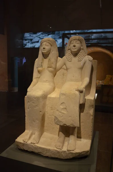 Utställning Mumier Artefakter Och Egyptiska Fynd Det Egyptiska Turinmuseet — Stockfoto