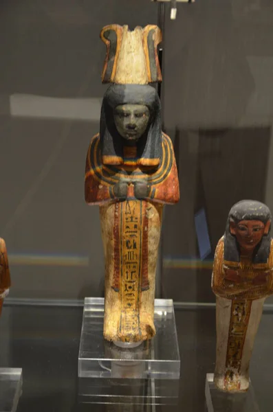 Tentoonstelling Van Mummies Artefacten Egyptische Vondsten Het Egyptisch Museum Van — Stockfoto