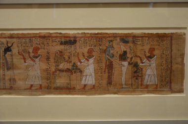 Mısır Torino Müzesi 'nde mumyalar, eserler ve Mısır bulguları sergileniyor.