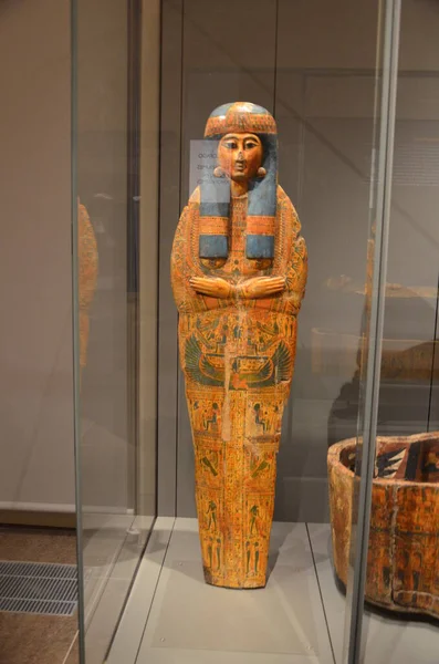 Tentoonstelling Van Mummies Artefacten Egyptische Vondsten Het Egyptisch Museum Van — Stockfoto